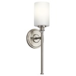 Joelson Wall Light - Brushed Nickel / Opal Etched
