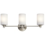 Joelson Bathroom Vanity Light - Brushed Nickel / Satin Etched