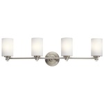 Joelson Bathroom Vanity Light - Brushed Nickel / Satin Etched