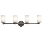 Joelson Bathroom Vanity Light - Olde Bronze / Satin Etched