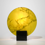 Acid Marble Table Lamp - Black / Carrara Marble / Acid Yellow