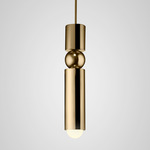 Fulcrum Pendant - Polished Brass