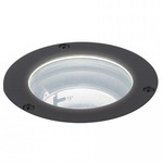 LED 3 Inch 120V In Ground Well Light - Bronze on Aluminum / Clear