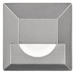 LED 12V 2 inch In Ground Square Step and Wall Light - Stainless Steel