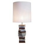 Apache Table Lamp - White Marble / White