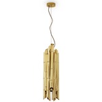 Saki Pendant - Glossy Brass