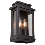 Freemont Pocket Outdoor Wall Light - Oil Rubbed Bronze / Clear