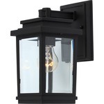 Freemont 8190 Outdoor Wall Light - Black / Clear