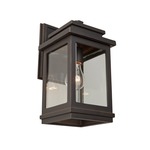 Freemont 1 Light Outdoor Wall Light - Oil Rubbed Bronze / Clear
