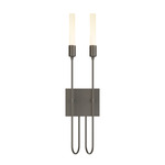 Lisse Wall Sconce - Dark Smoke / Opal