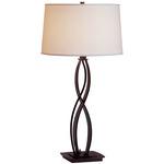 Almost Infinity Table Lamp - Bronze / Natural Anna