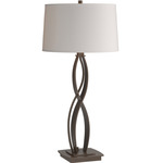 Almost Infinity Table Lamp - Bronze / Flax