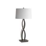 Almost Infinity Table Lamp - Dark Smoke / Natural Anna