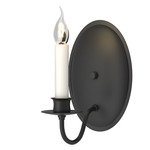 Simple Lines Wall Sconce - Black