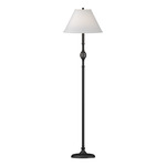 Twist Basket Floor Lamp - Black / Natural Anna