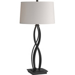 Almost Infinity Table Lamp - Black / Flax