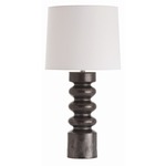Wheaton Table Lamp - Gunmetal / White Linen