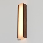 Capio Wall Sconce - Walnut / Frosted