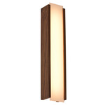 Capio Wall Sconce - Walnut / Frosted