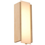 Capio Wall Sconce - Maple / Frosted