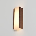Capio Wall Sconce - Walnut / Frosted