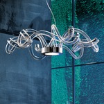 Bernini Suspension - Chrome / Clear