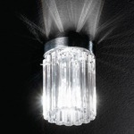 Charlotte Ceiling Light Fixture - Chrome / Clear