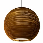 Sun Scraplights Pendant - Black / Natural