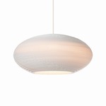 Disc Scraplights Pendant - White / White