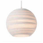 Moon Scraplights Pendant - White / White