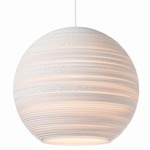 Moon Scraplights Pendant - White / White