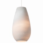 Drop Scraplights Pendant - White / White