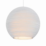 Arcturus Scraplights Pendant - White / White