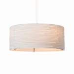 Drum Scraplights Pendant - White / White