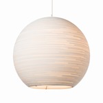 Sun Scraplights Pendant - White / White