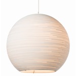 Sun Scraplights Pendant - White / White