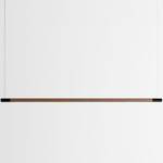 Bennington Wide Pendant - Walnut / Black
