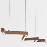 Bolt Pendant - Walnut