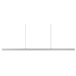 Vega Linear Pendant - Brushed Nickel / Frosted