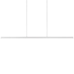 Vega Linear Pendant - White / Frosted