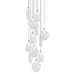 Victoria Multi Light Pendant - Chrome / Clear