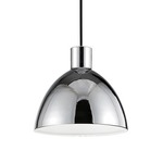 Chroma Pendant - Chrome / White