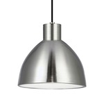 Chroma Pendant - Brushed Nickel / White