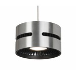 Oxford Mini Pendant - Brushed Nickel / Frosted