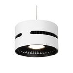 Oxford Mini Pendant - White / Frosted