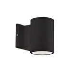 Nordic Outdoor Cylinder Wall Light - Black