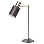 Lucca Table Lamp - Antique Brass / Black