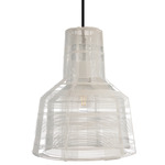 Section Pendant - White / Clear