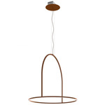 U-Light Arch Pendant - Rust Brown