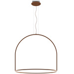 U-Light Arch Pendant - Rust Brown